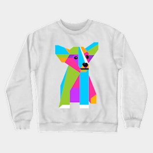 Colorful Puppy Crewneck Sweatshirt